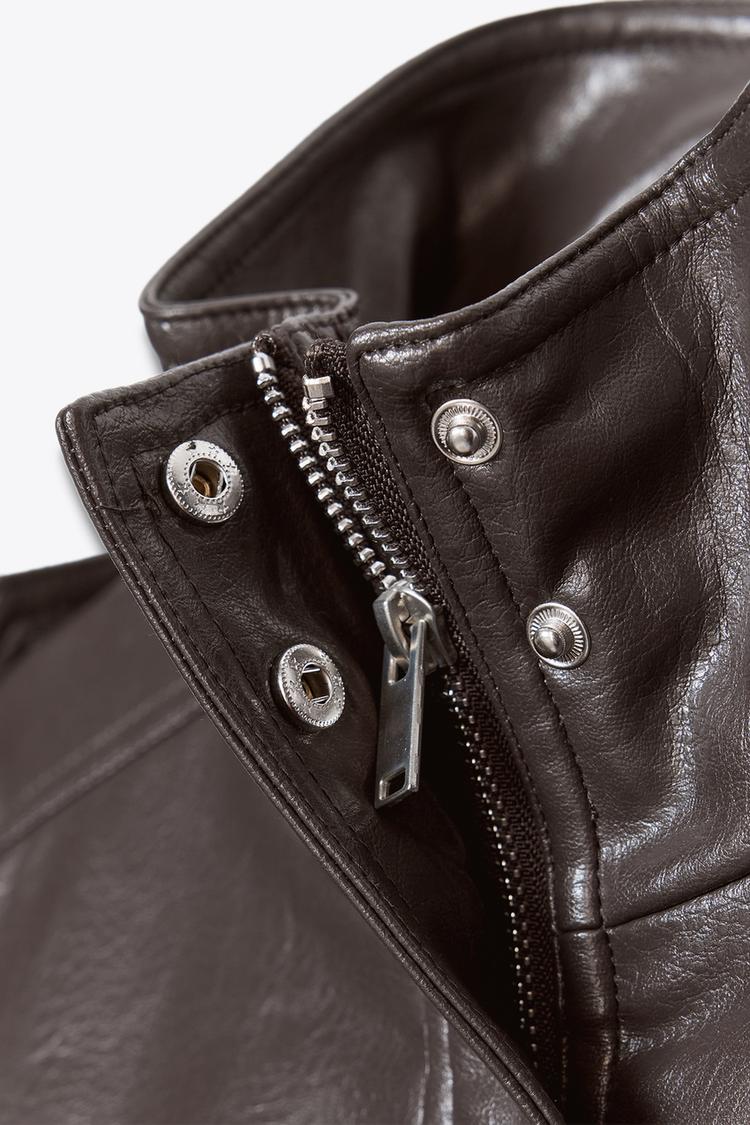 CherryBoo | HIGH-POCKET LEATHER JACKET