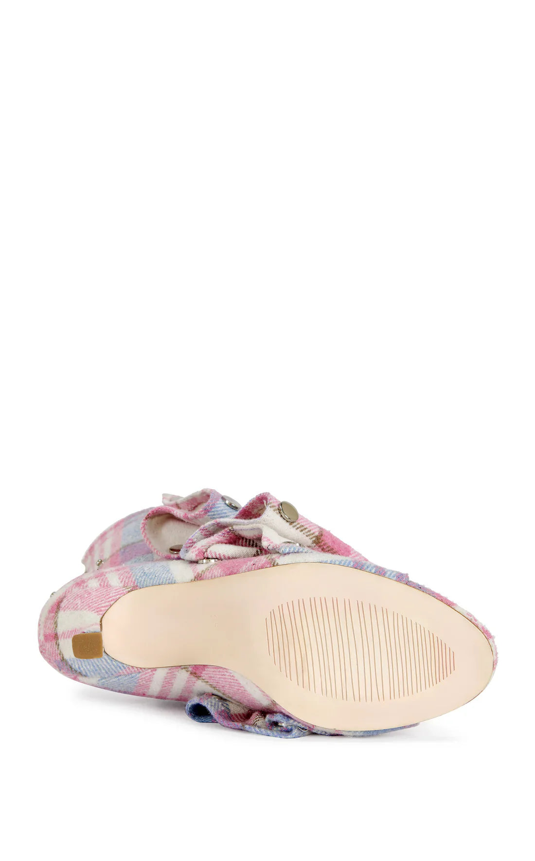 CherryBoo | PINK CHECKERED BOOTS