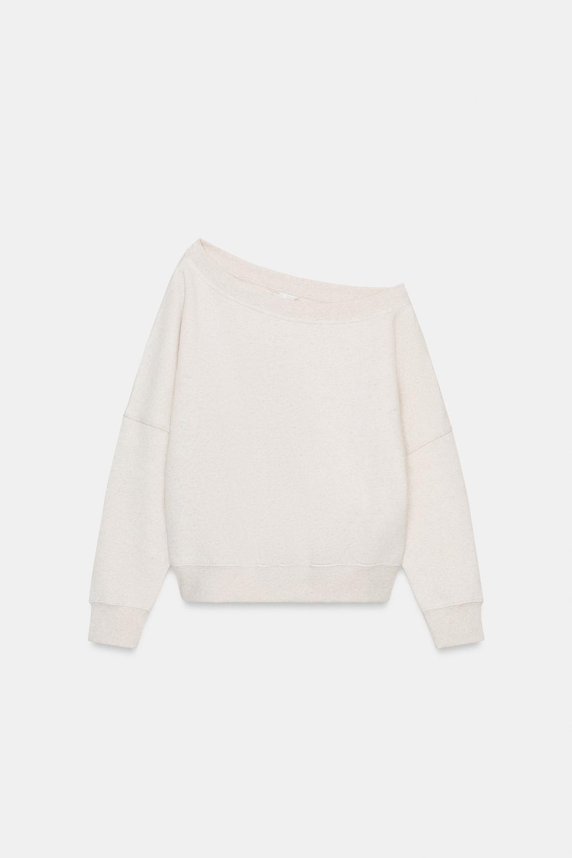 CherryBoo | ASYMMETRICAL FLEECE SWEATSHIRT