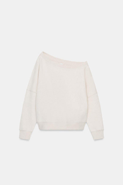 CherryBoo | ASYMMETRICAL FLEECE SWEATSHIRT