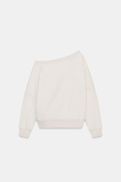 CherryBoo | ASYMMETRICAL FLEECE SWEATSHIRT