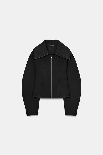 CherryBoo | FITTED NEOPRENE-EFFECT JACKET
