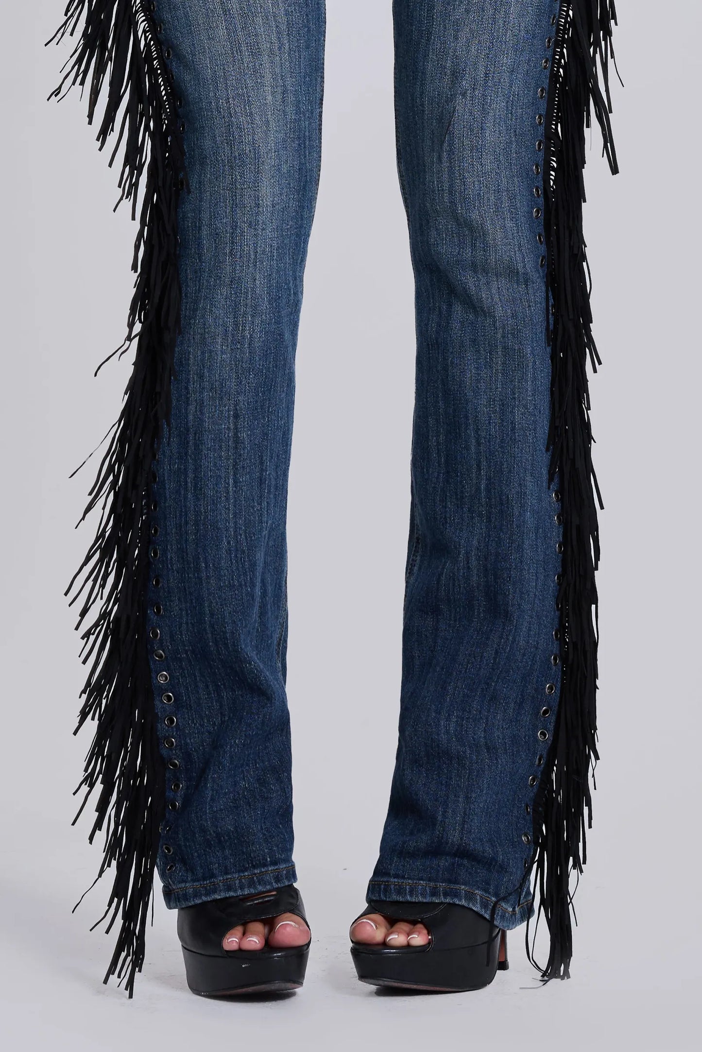 CherryBoo | FRINGED JEANS
