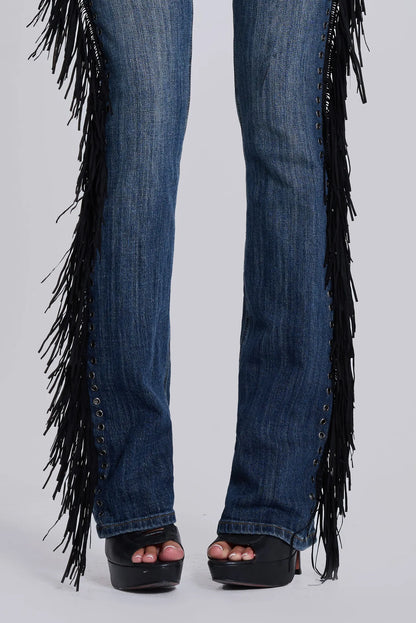 CherryBoo | FRINGED JEANS