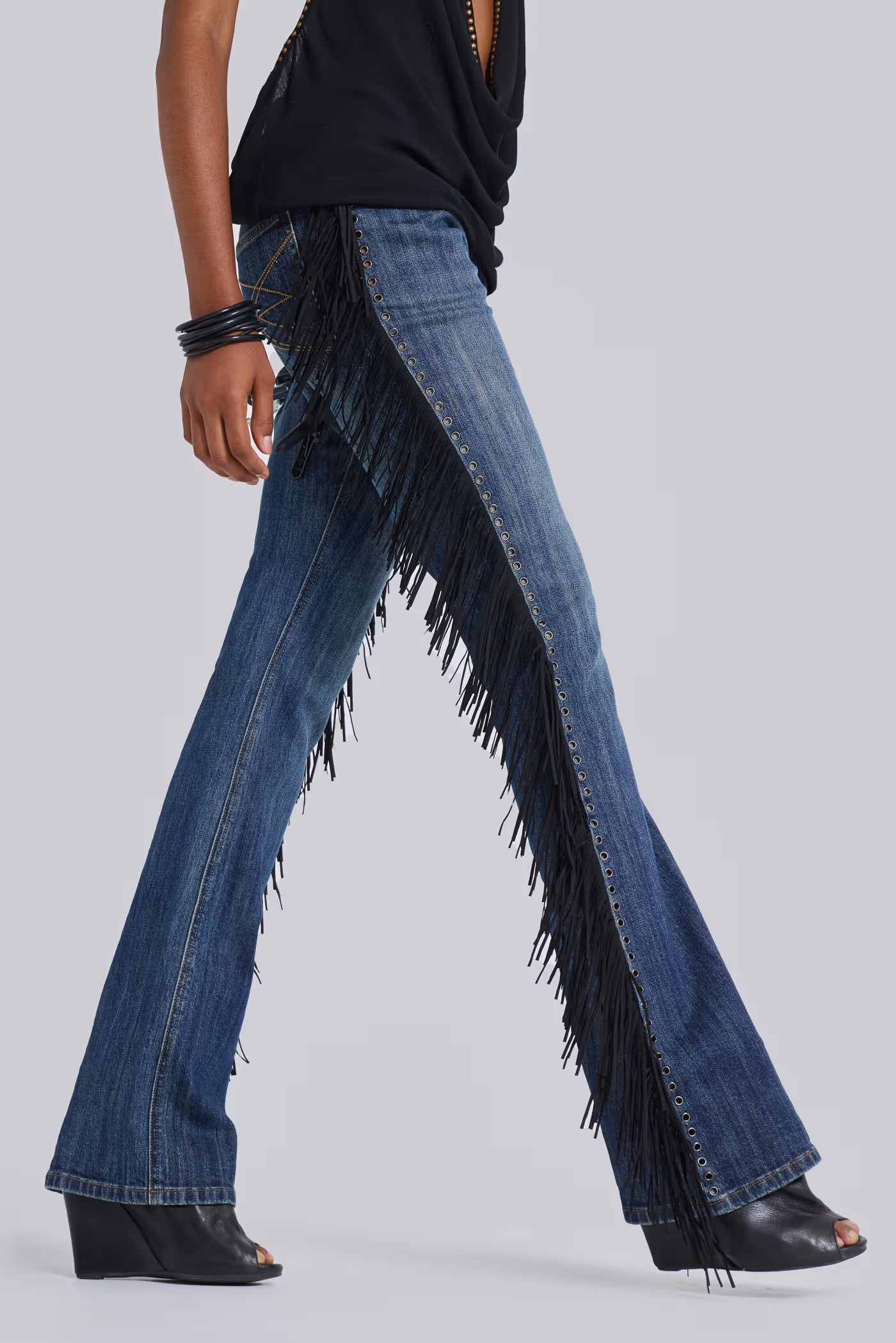 CherryBoo | FRINGED JEANS
