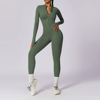 CherryBoo | ZIP-UP JUMPSUIT