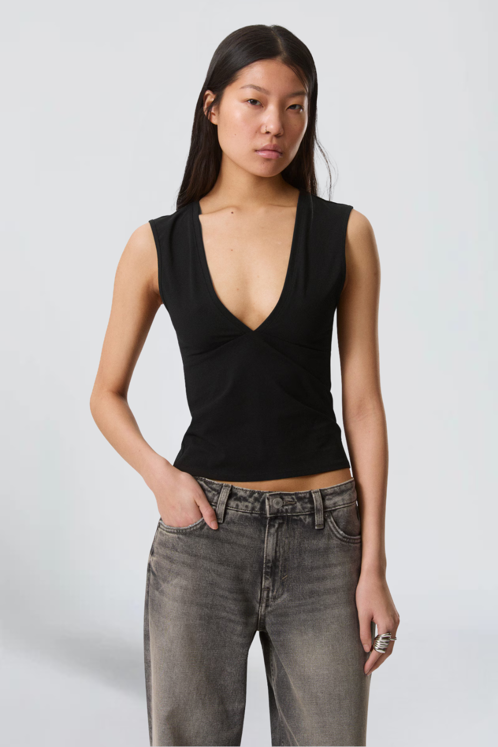 CherryBoo | V-NECK TANK TOP