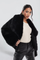 CherryBoo | BLACK FAUX FUR SHORT JACKET