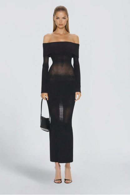 CherryBoo | LONG KNIT DRESS