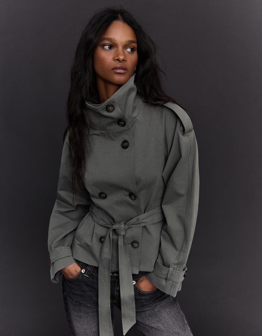 CherryBoo | SHORT TRENCH COAT