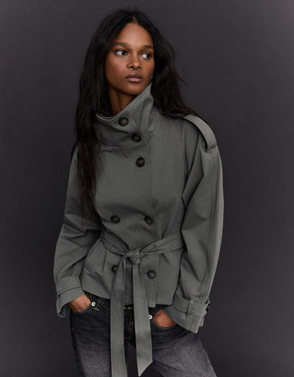 CherryBoo | SHORT TRENCH COAT