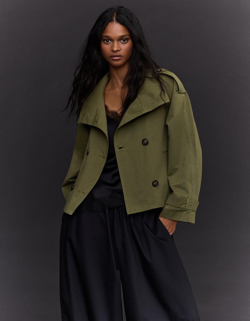 CherryBoo | SHORT TRENCH COAT