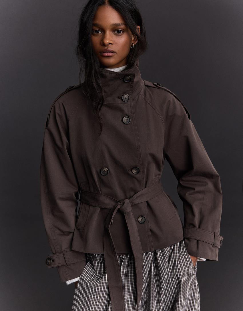 CherryBoo | SHORT TRENCH COAT