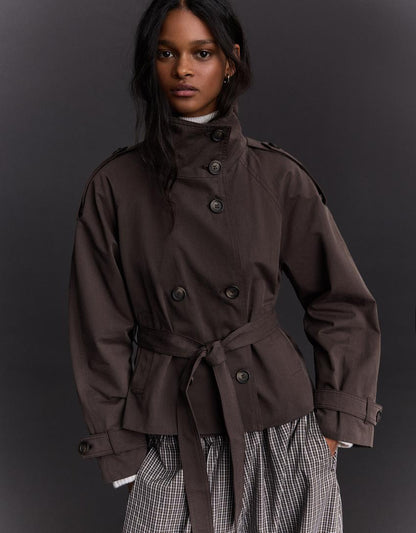 CherryBoo | SHORT TRENCH COAT