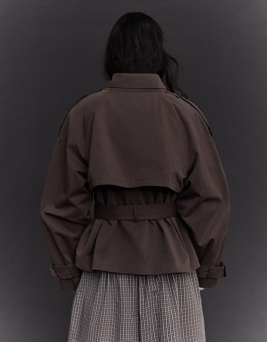 CherryBoo | SHORT TRENCH COAT