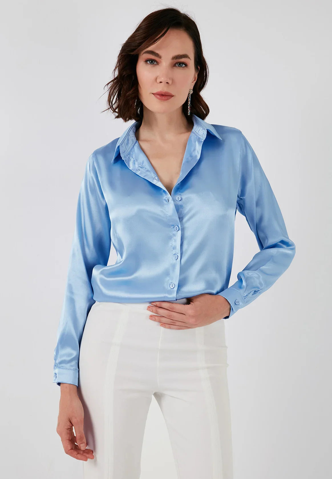CherryBoo | SATIN SHIRT