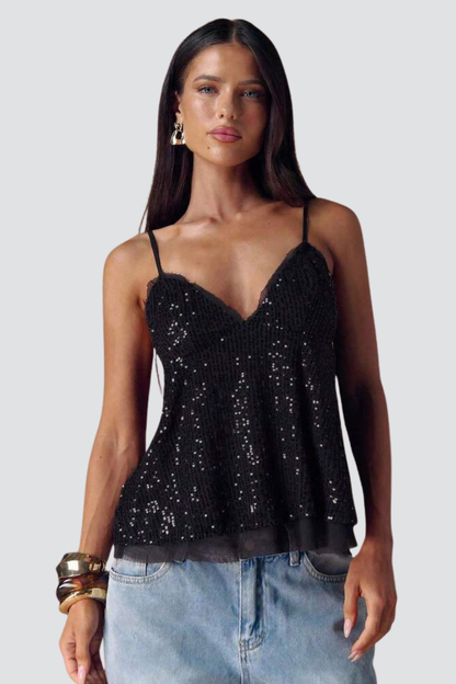 CherryBoo | SEQUIN TANK TOP