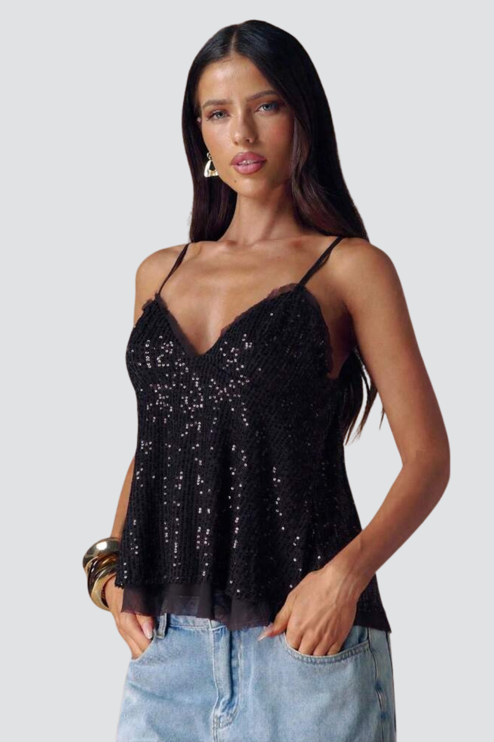 CherryBoo | SEQUIN TANK TOP
