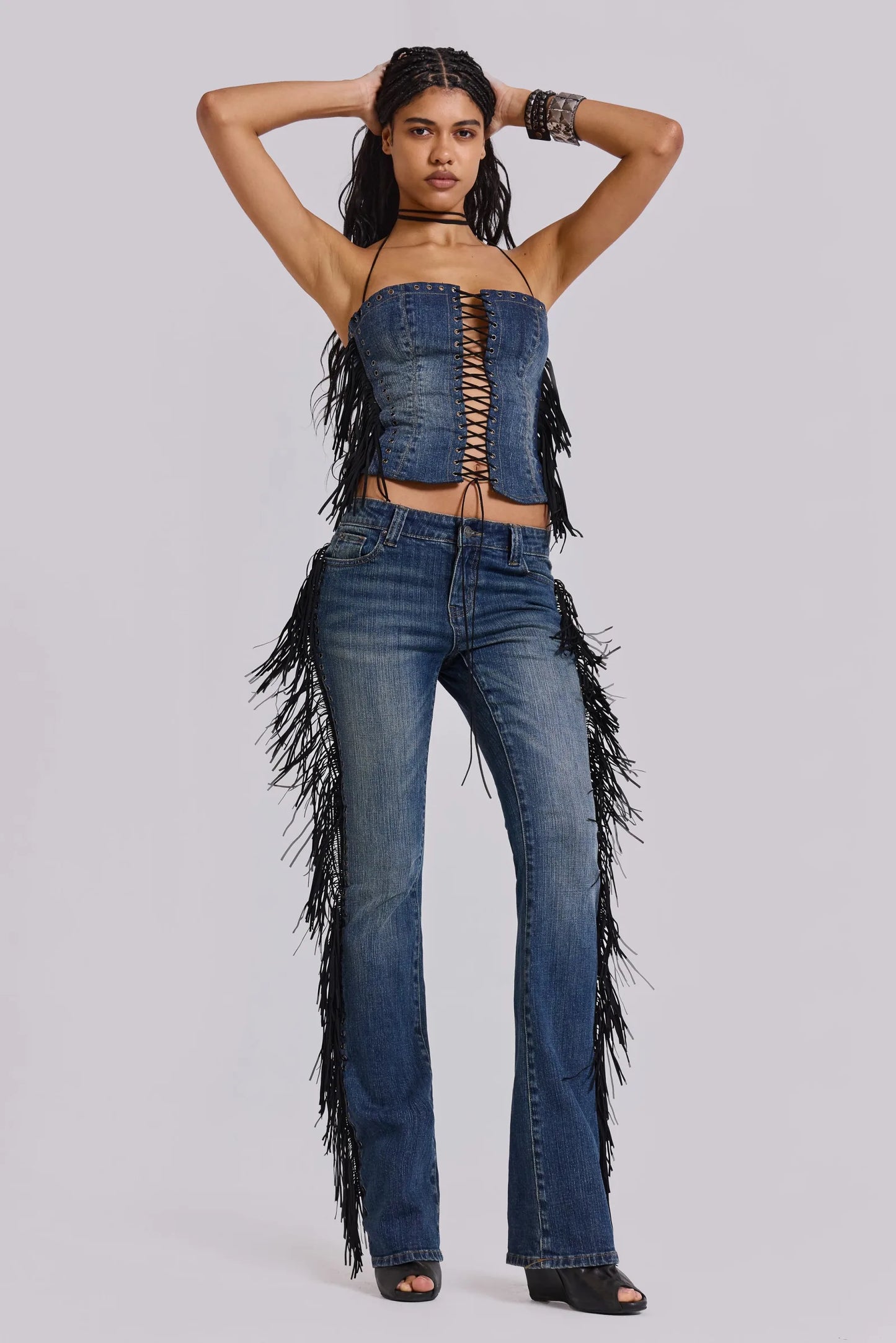 CherryBoo | FRINGED JEANS