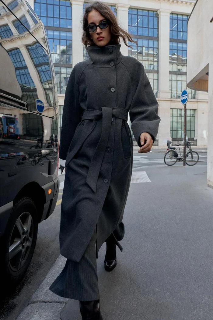 CherryBoo | LONG COAT WITH COLLAR