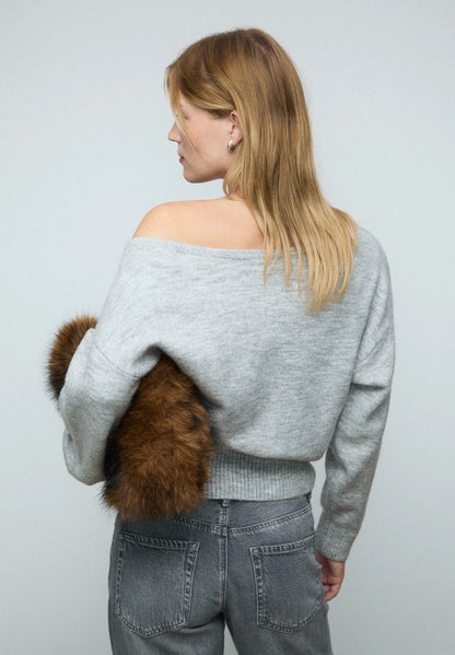 CherryBoo | BOAT NECK SWEATER