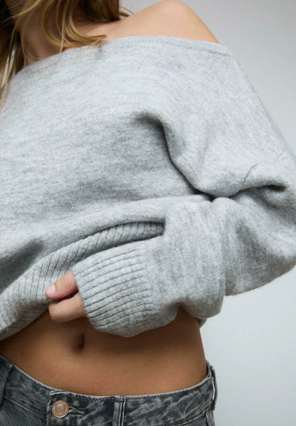CherryBoo | BOAT NECK SWEATER