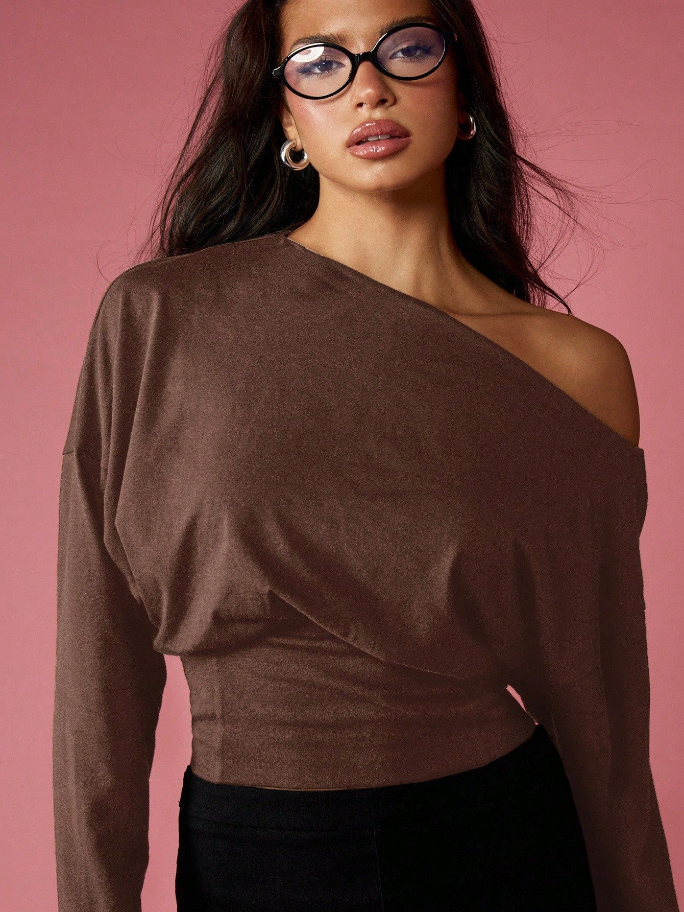CherryBoo | OFF-SHOULDER LONG SLEEVE SWEATER