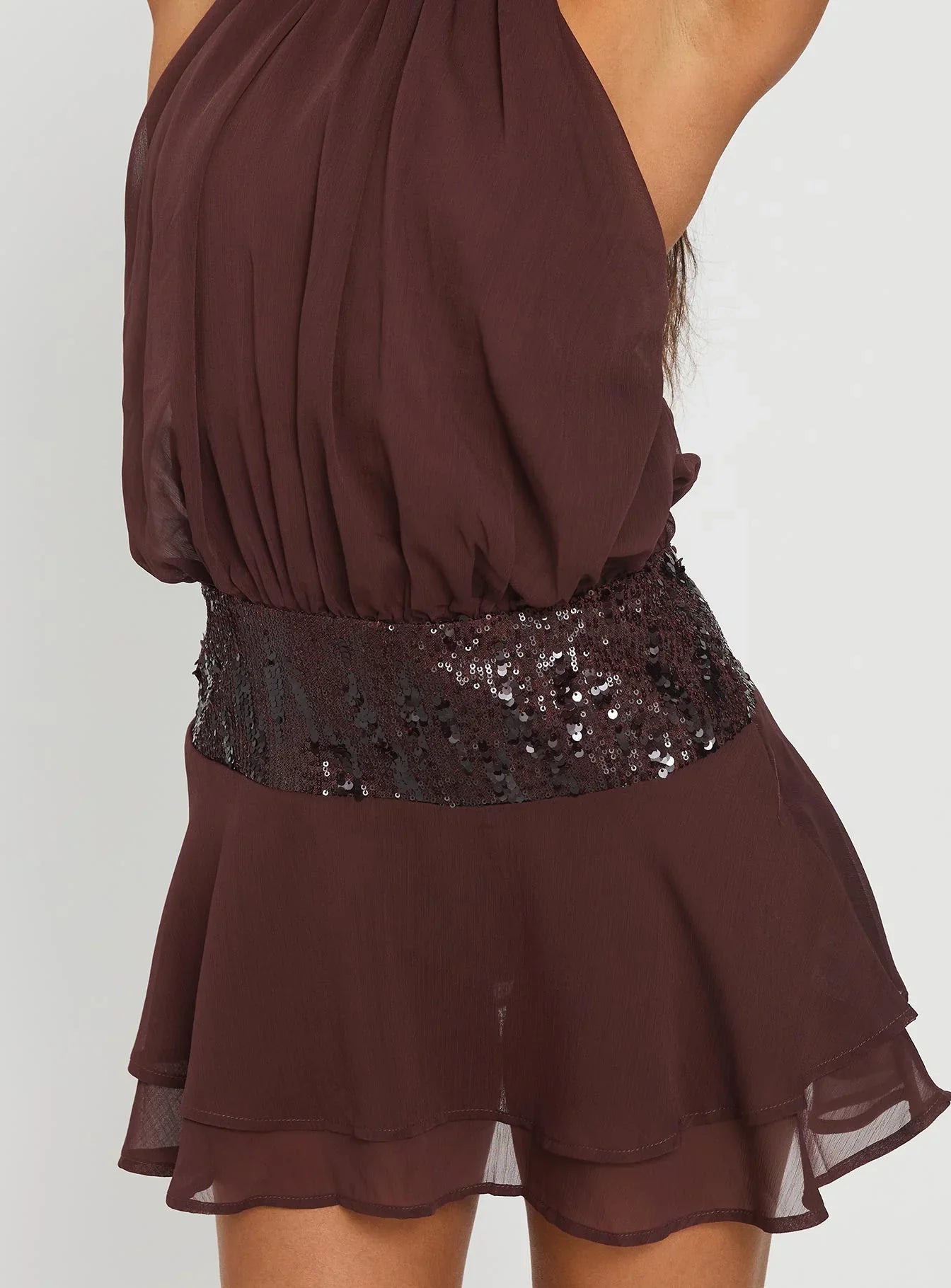 CherryBoo | ZENAYDA SEQUIN MINI DRESS