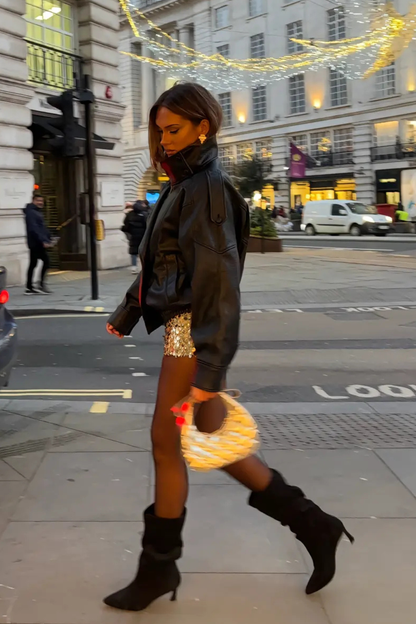 CherryBoo | FAUX LEATHER JACKET