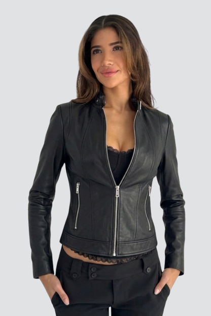 CherryBoo | FITTED LEATHER JACKET