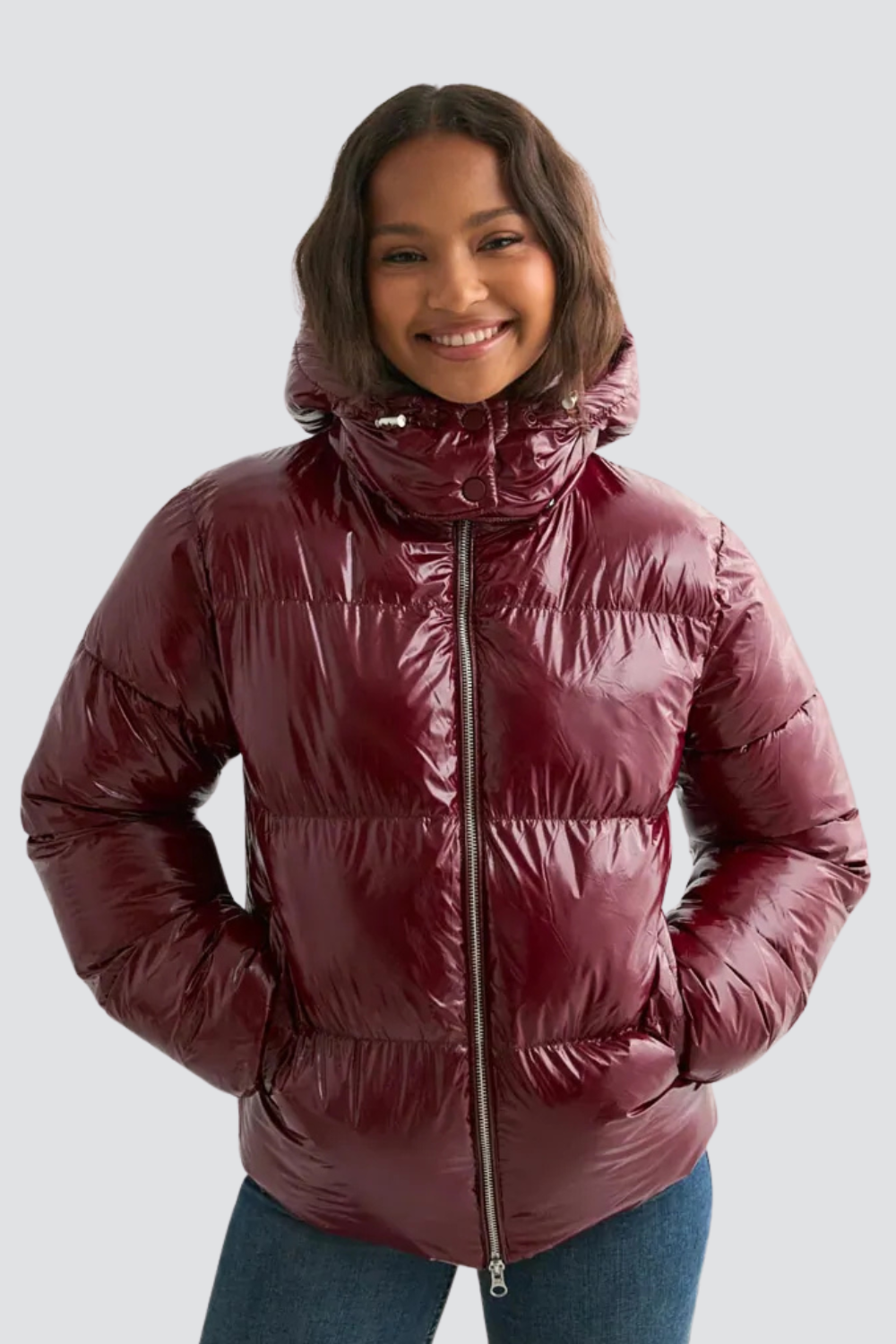 CherryBoo | SHINY PUFFER JACKET