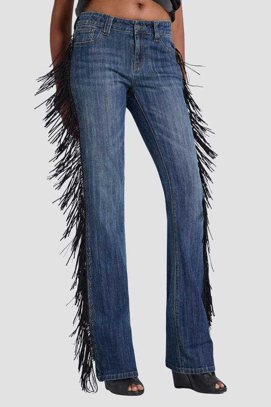 CherryBoo | FRINGED JEANS