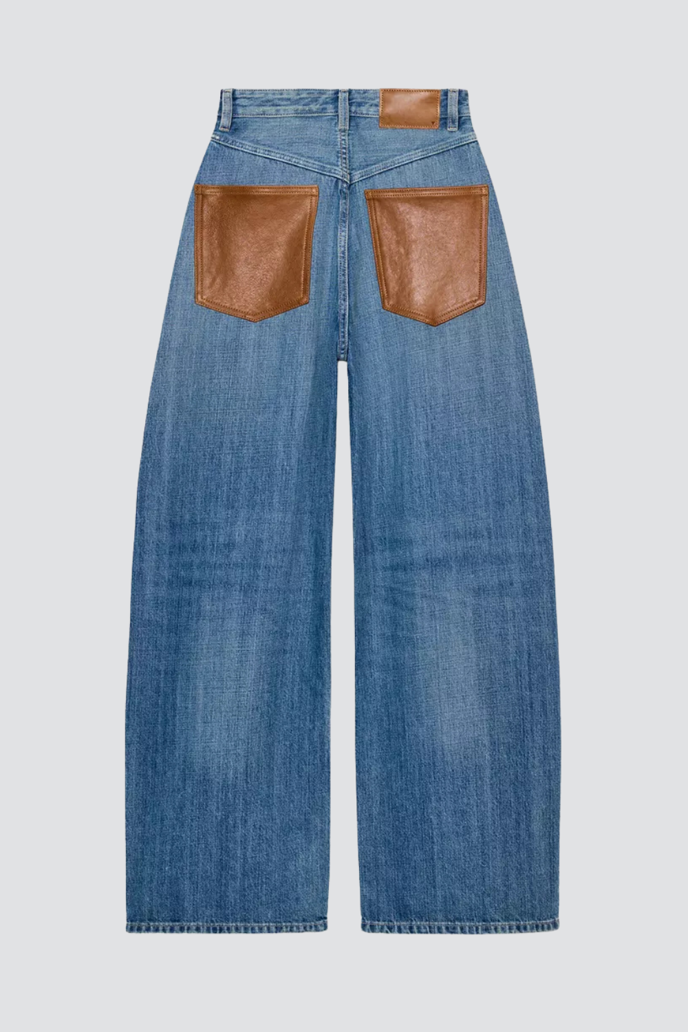 CherryBoo | LEATHER POCKET JEANS