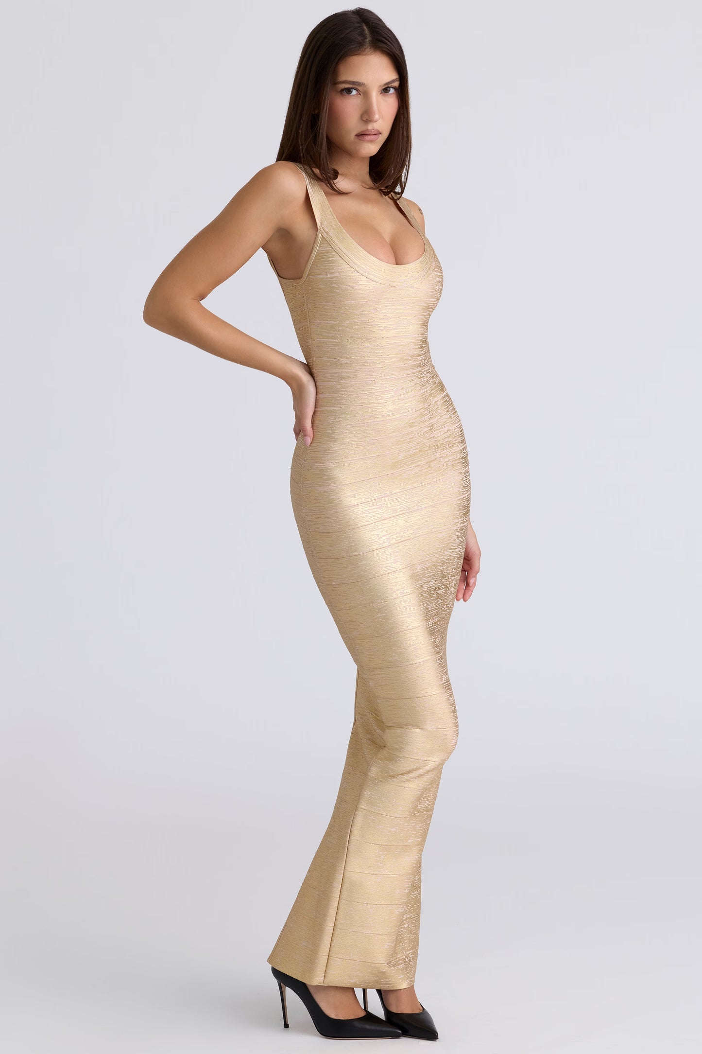 CherryBoo | CHAMPAGNE MAXI DRESS