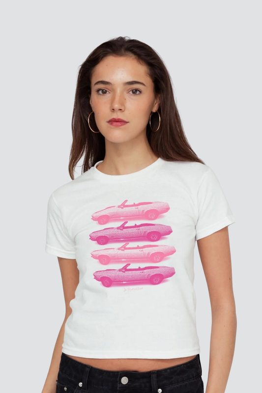 CherryBoo | T-SHIRT PINK CARS